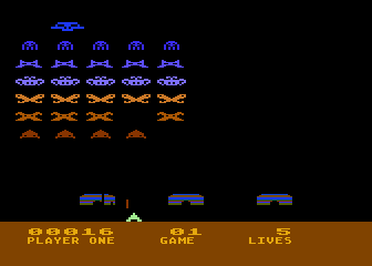 Space Invaders screenshot 5 for Atari 5200